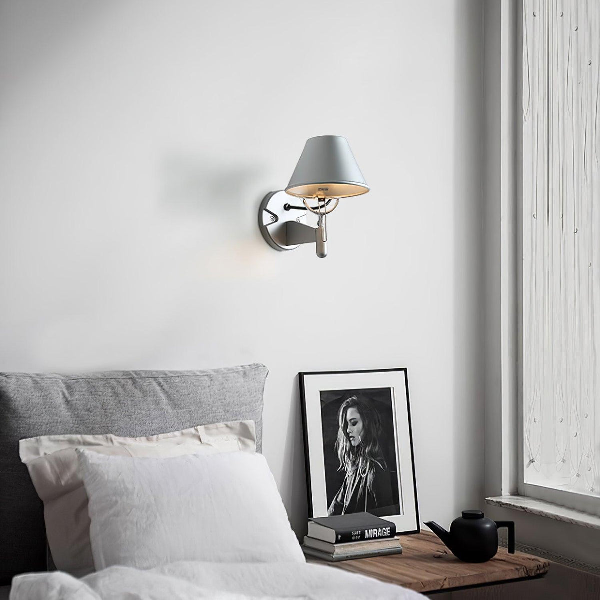 Nyliraris lampada da parete vintage industriale unica