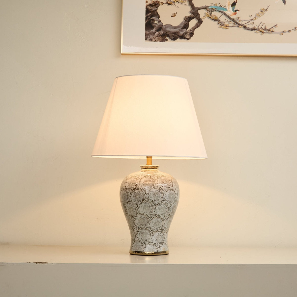 Patterned lampada da tavolo Pattern in ceramica