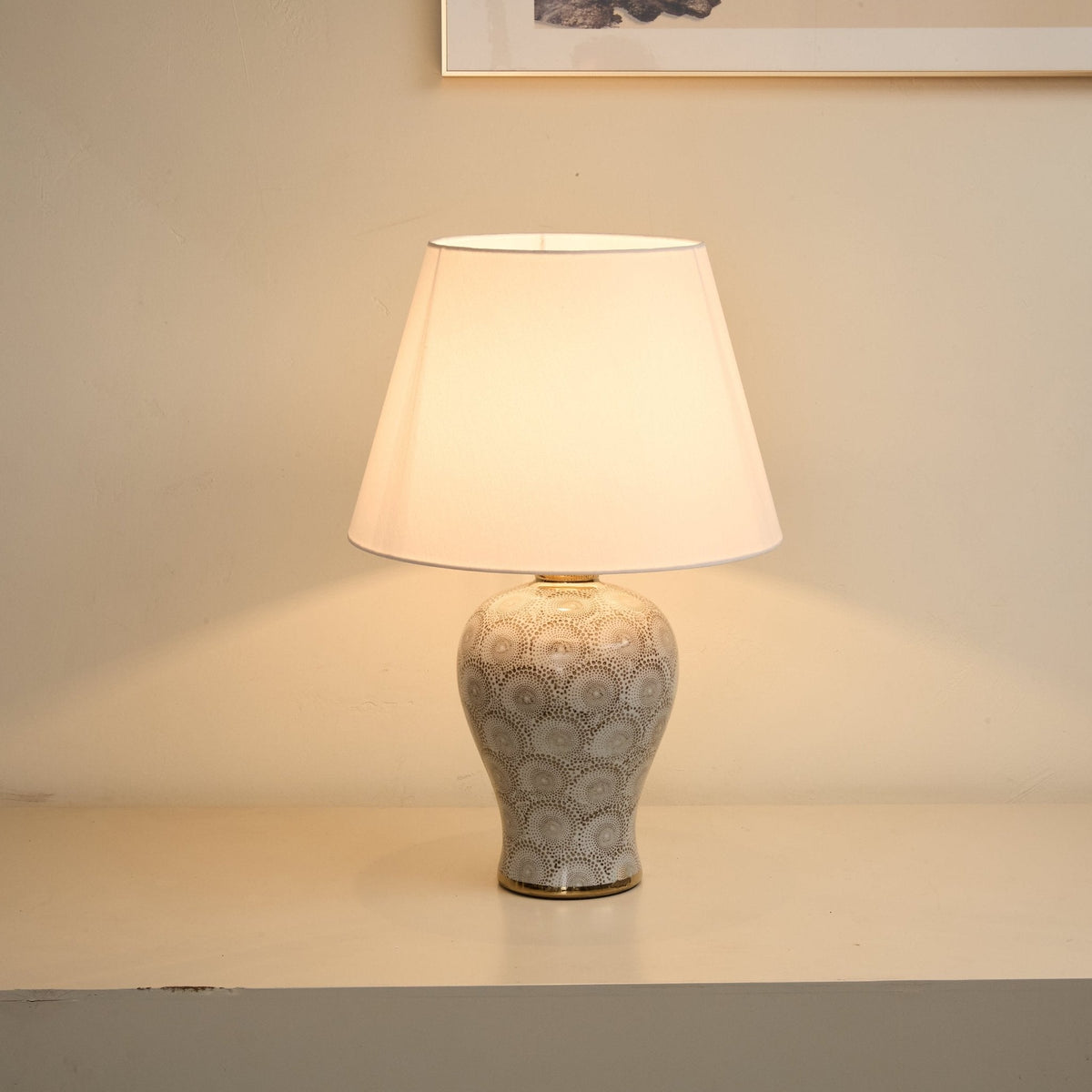 Patterned lampada da tavolo Pattern in ceramica