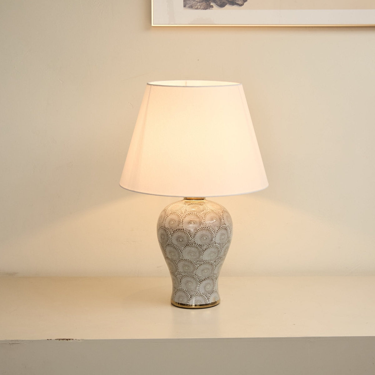 Patterned lampada da tavolo Pattern in ceramica