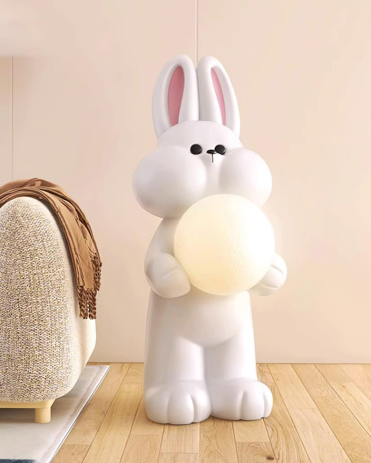 Peach Rabbit lampada da terra