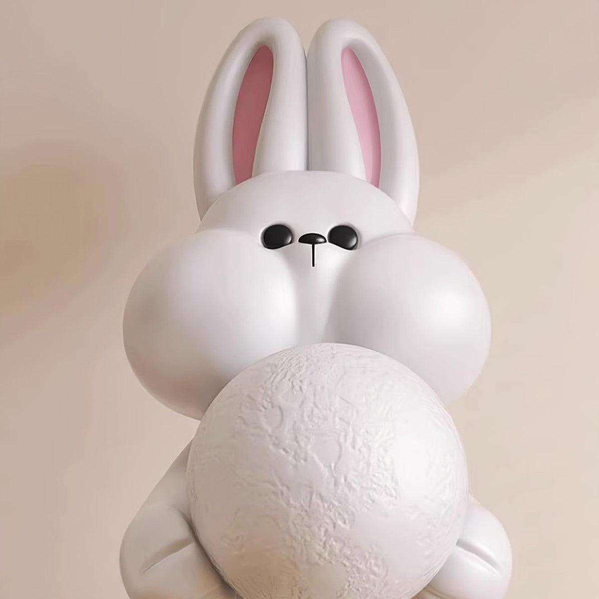 Peach Rabbit lampada da terra