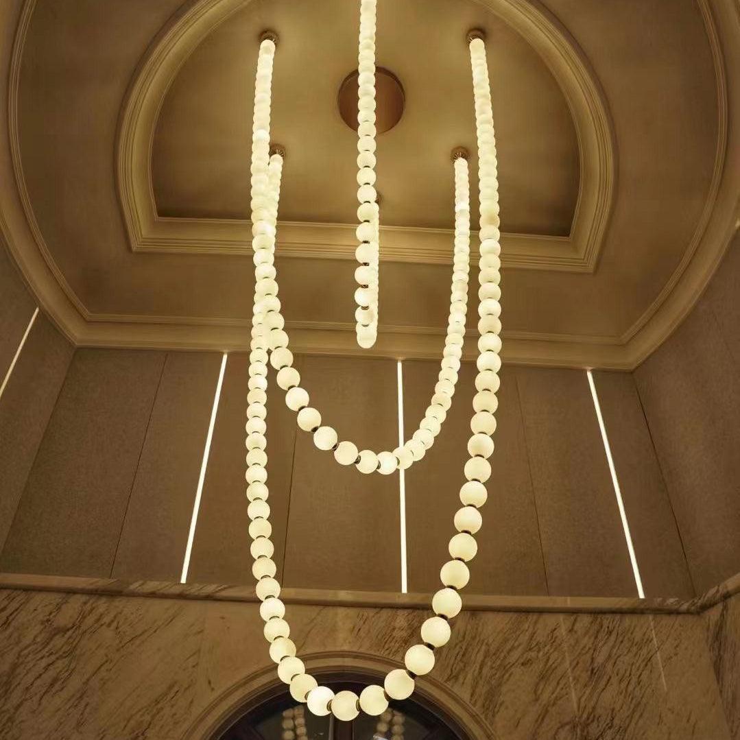 Kanell lampadario in ottone Sputnik