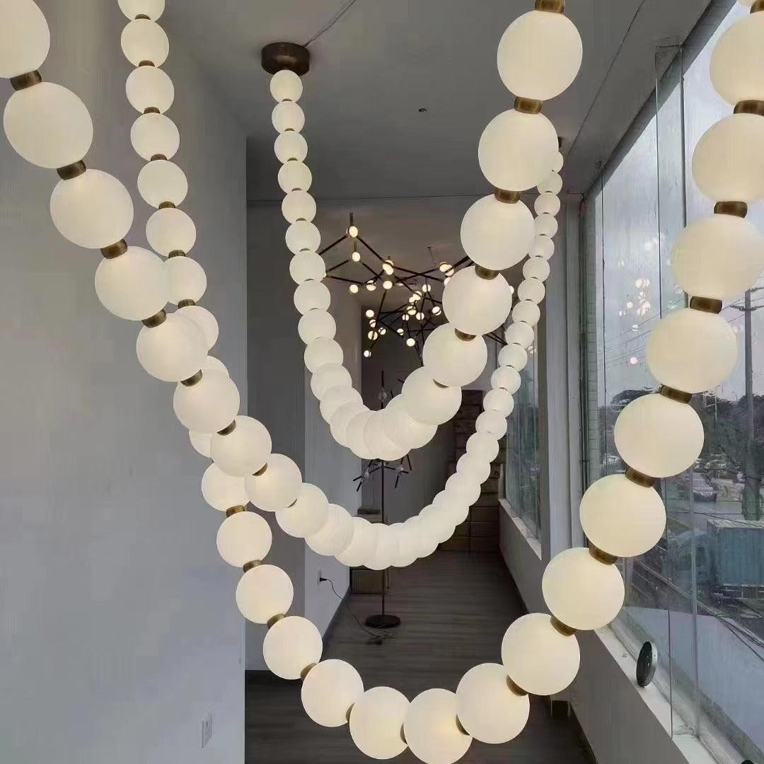 Kanell lampadario in ottone Sputnik