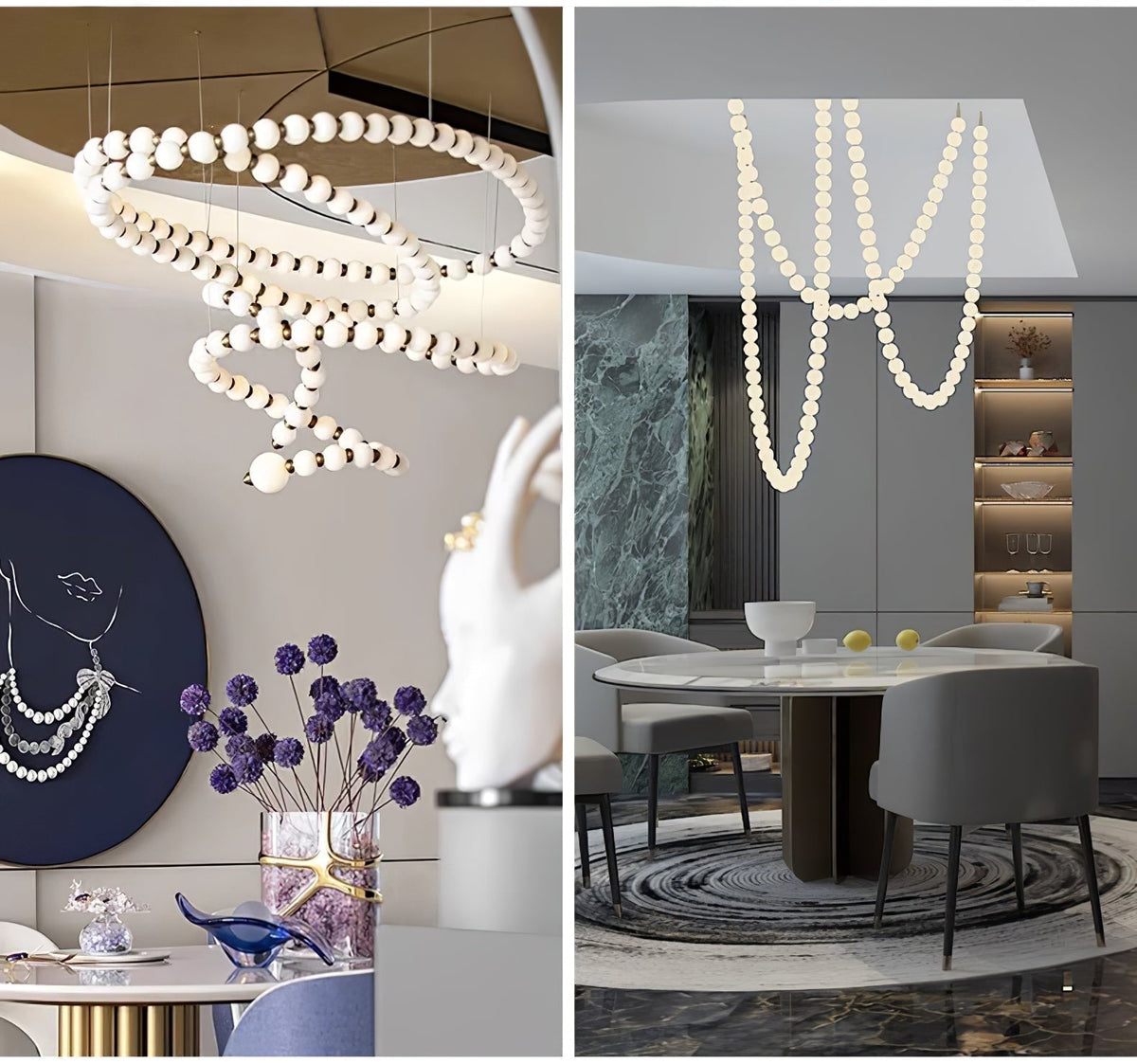 Kanell lampadario in ottone Sputnik