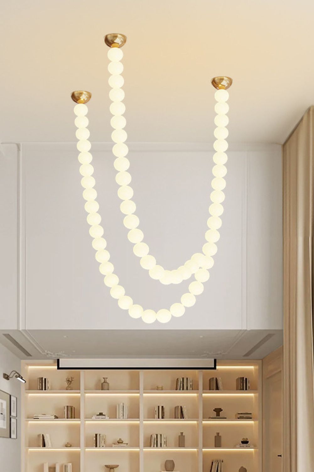 Kanell lampadario in ottone Sputnik