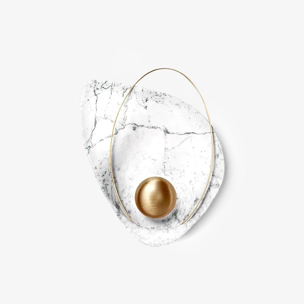 Vethaora lampada da parete Premium in resina Art Pearl Nordic