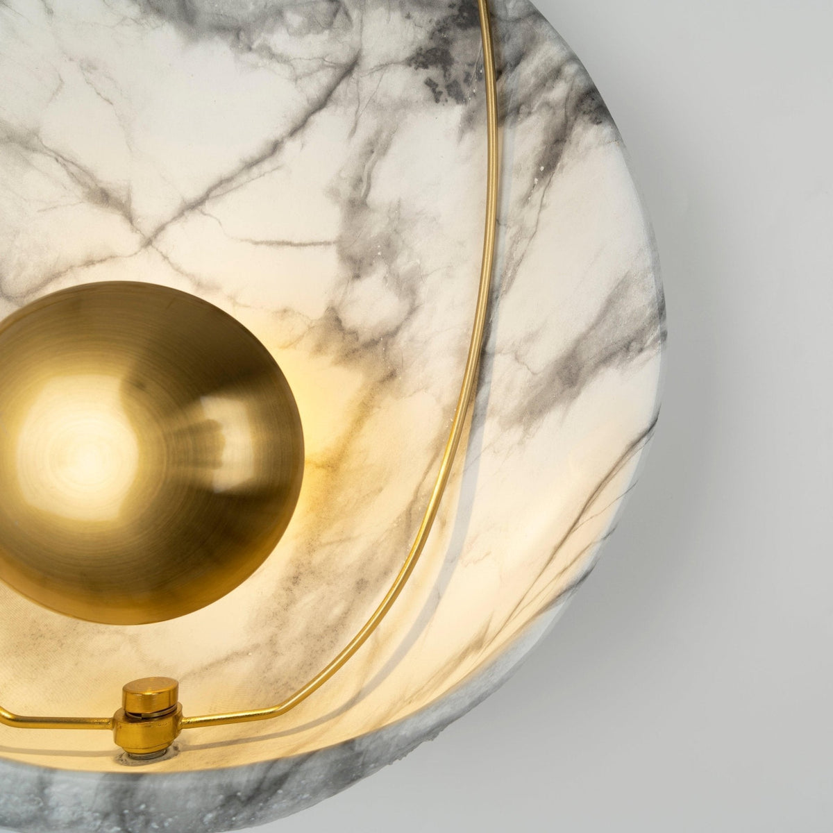 Vethaora lampada da parete Premium in resina Art Pearl Nordic
