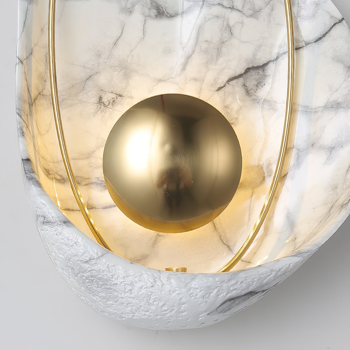 Vethaora lampada da parete Premium in resina Art Pearl Nordic