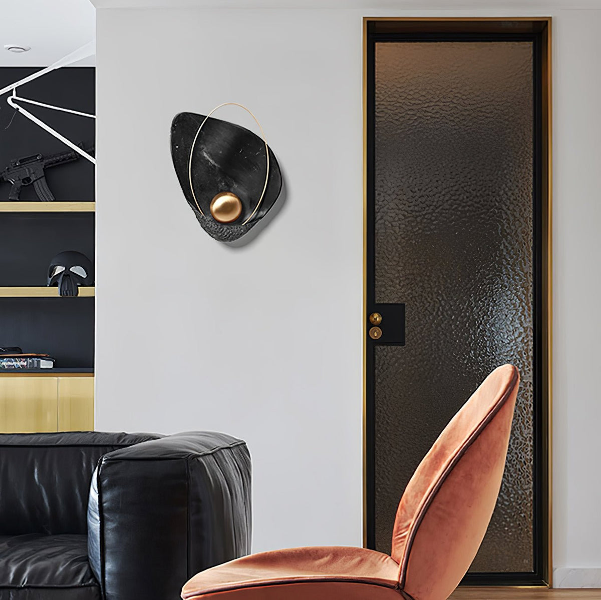 Vethaora lampada da parete Premium in resina Art Pearl Nordic