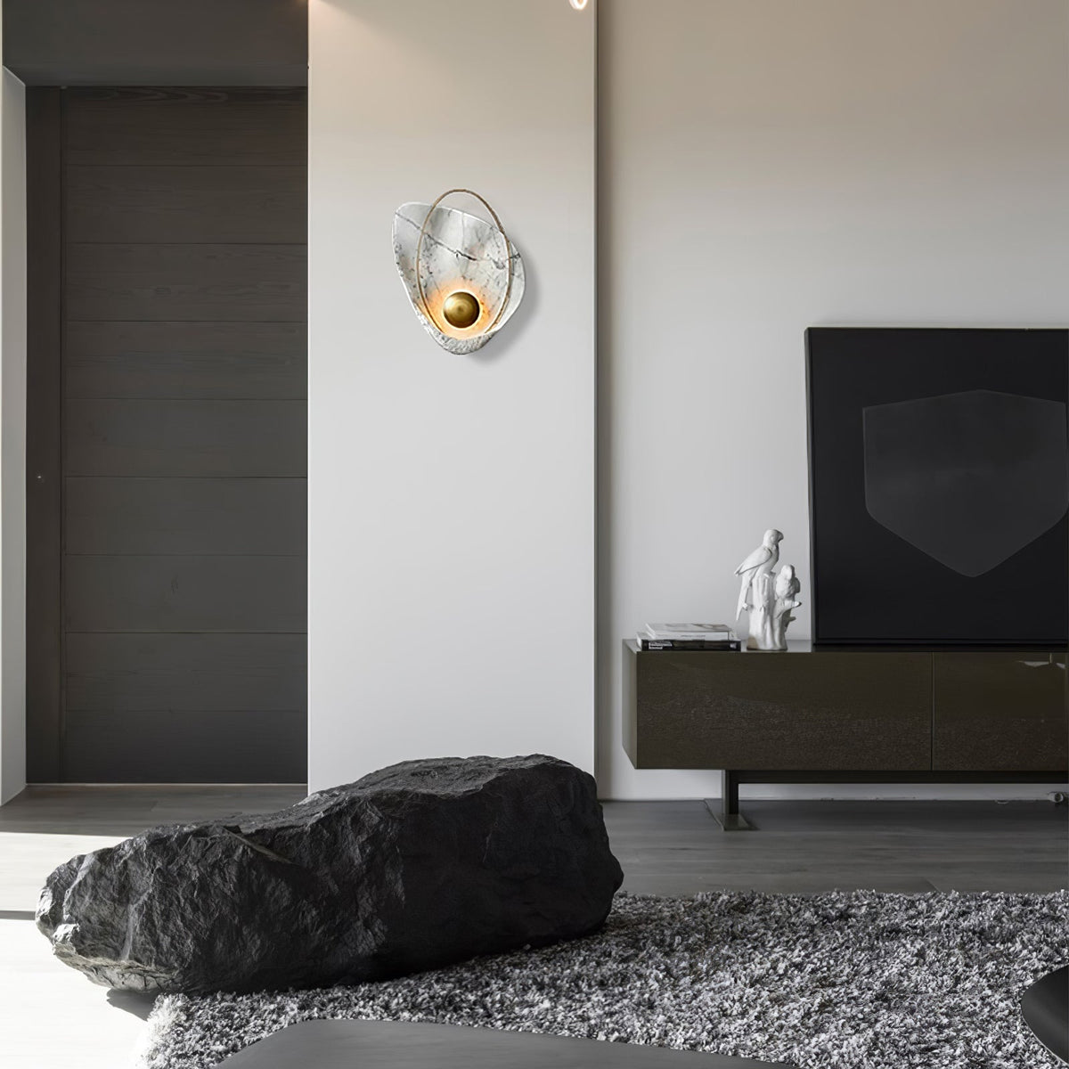 Vethaora lampada da parete Premium in resina Art Pearl Nordic