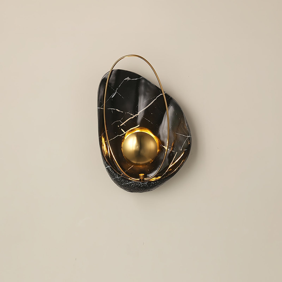 Vethaora lampada da parete Premium in resina Art Pearl Nordic