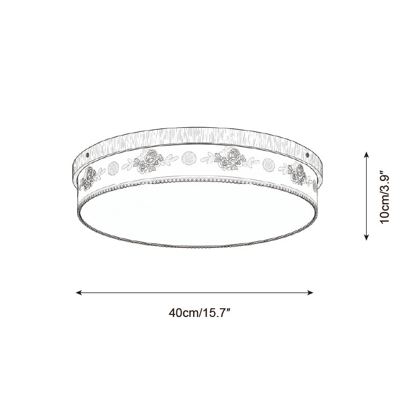 Rosamonde lampada da soffitto