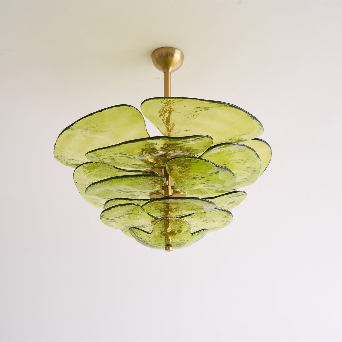 Crivs lampadario Oro vetro Murano petali lusso