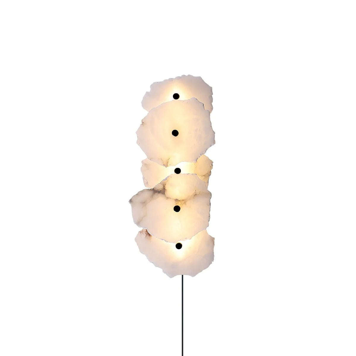 Nivarelia alabastro lampada da parete con Spina