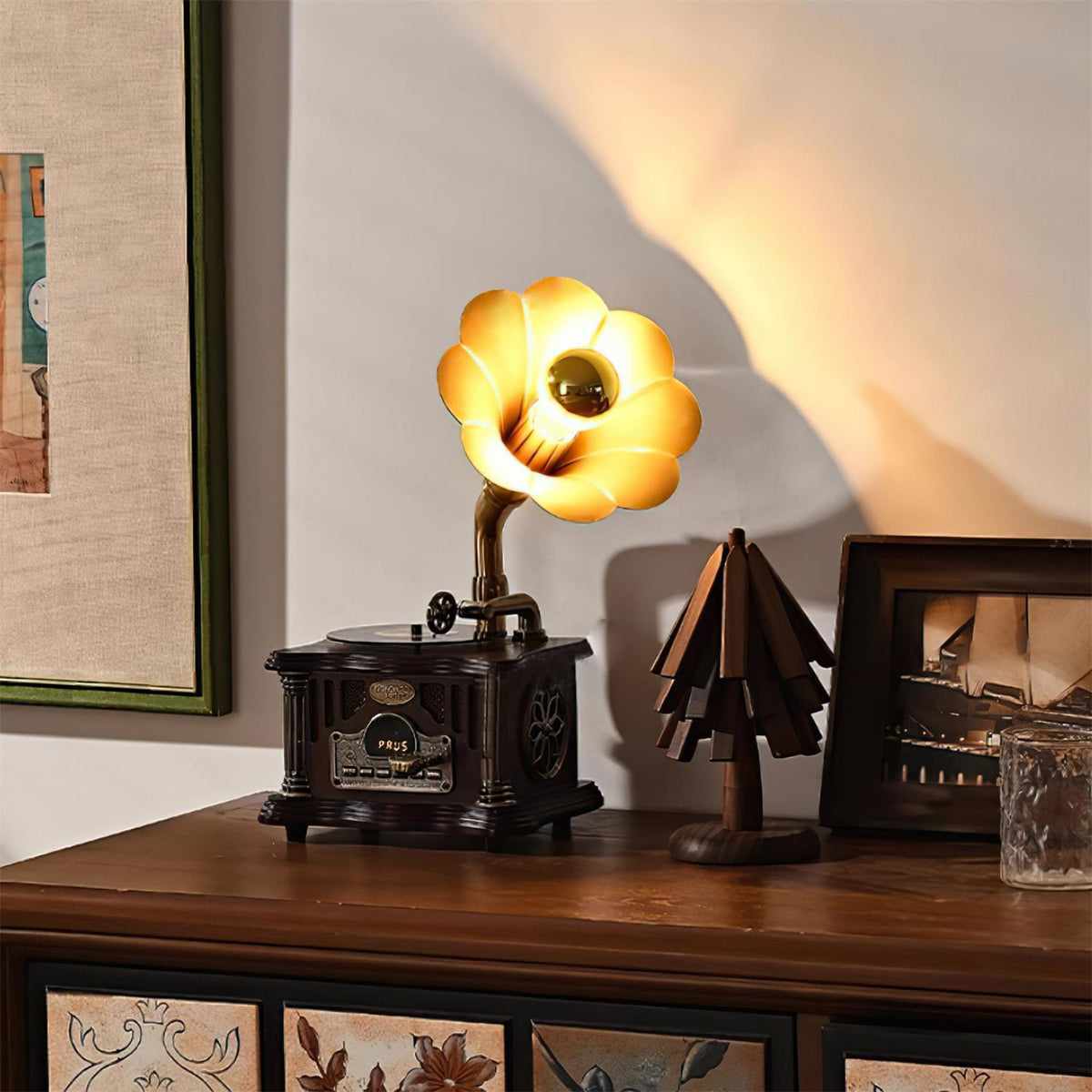 Phonograph lampada da tavolo