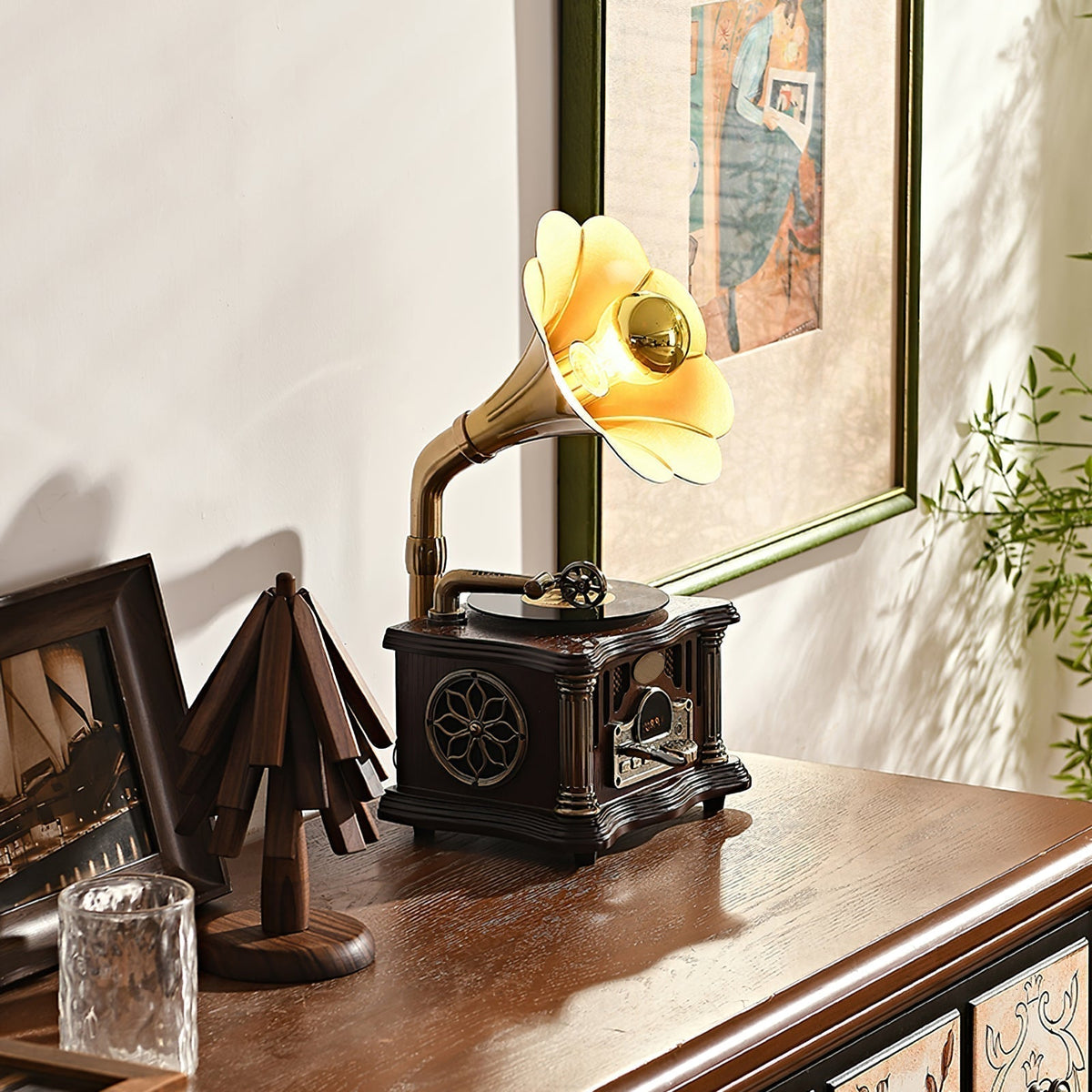 Phonograph lampada da tavolo