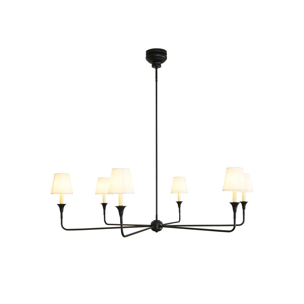 Arthaila lampadario vintage industriale grande in tessuto