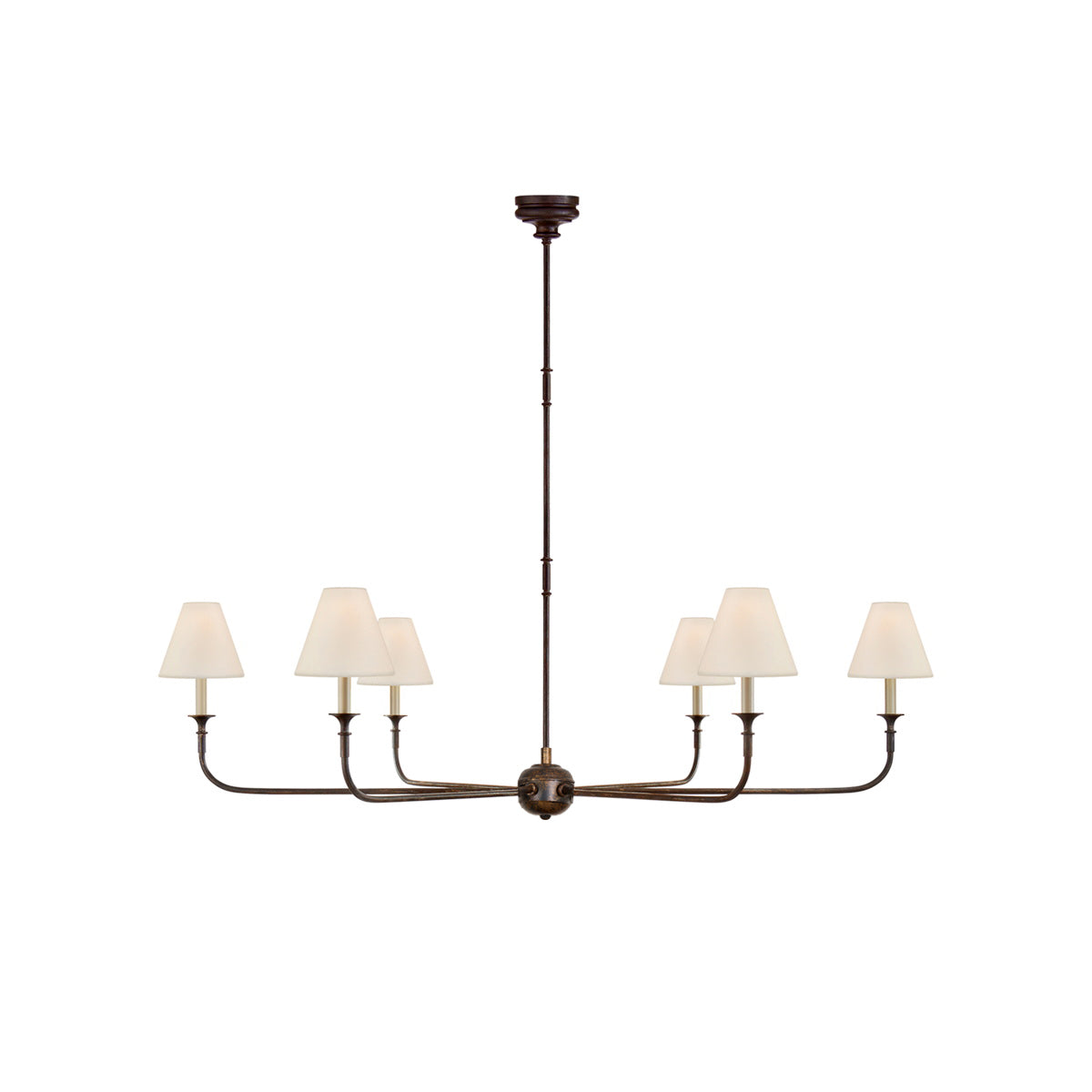 Arthaila lampadario vintage industriale grande in tessuto