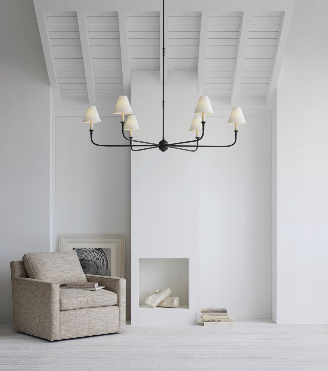 Arthaila lampadario vintage industriale grande in tessuto