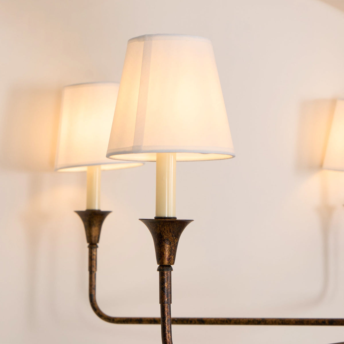 Arthaila lampadario vintage industriale grande in tessuto
