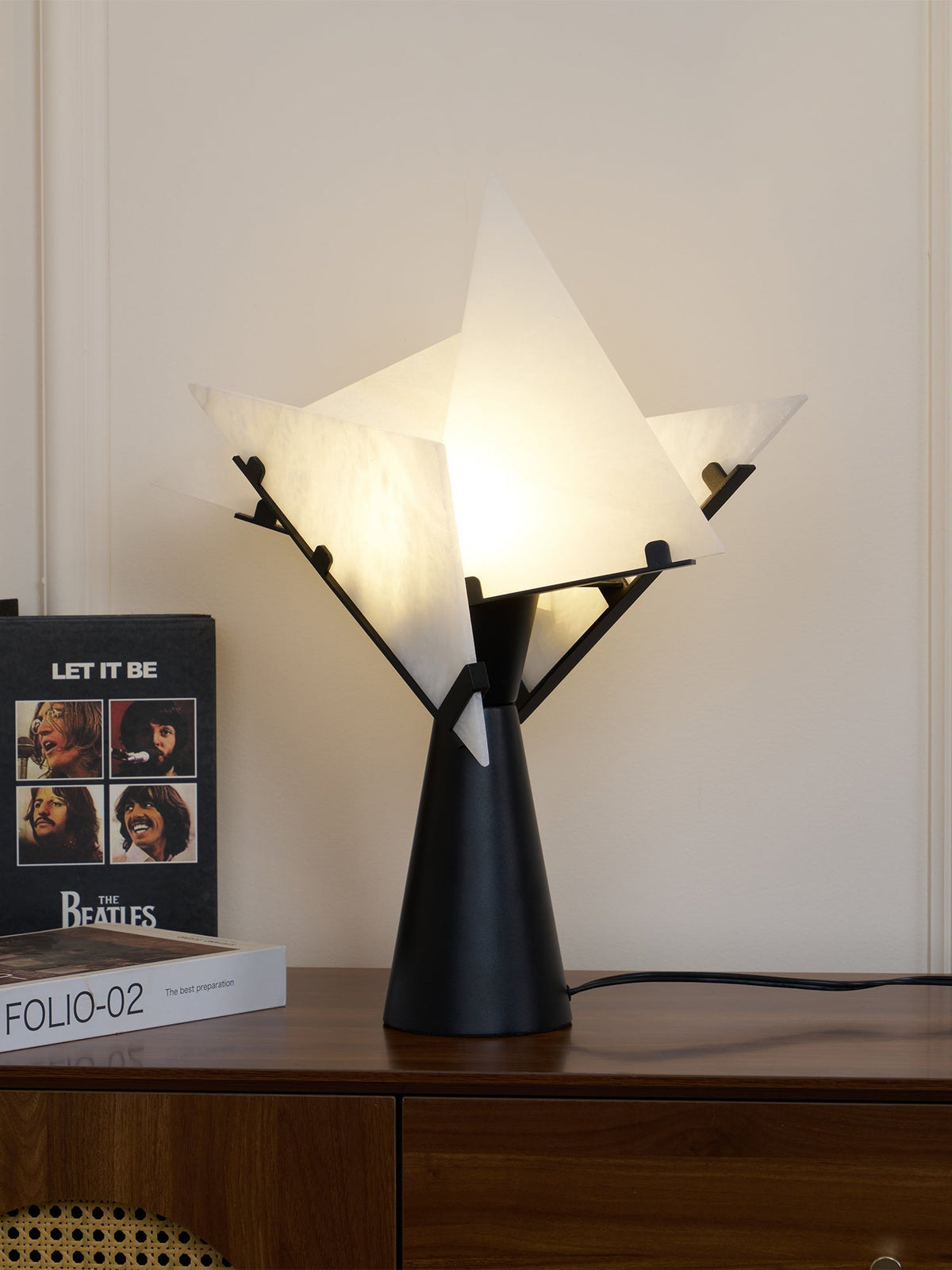 Aursilion lampada da tavolo in alabastro