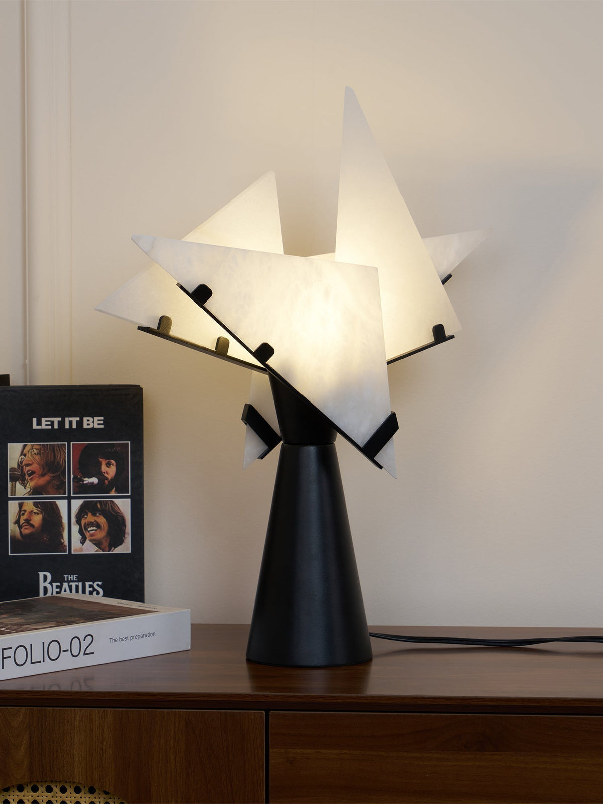 Aursilion lampada da tavolo in alabastro