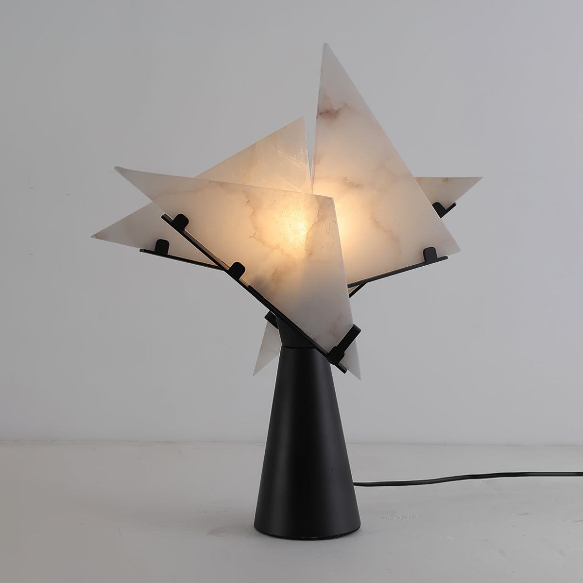 Aursilion lampada da tavolo in alabastro