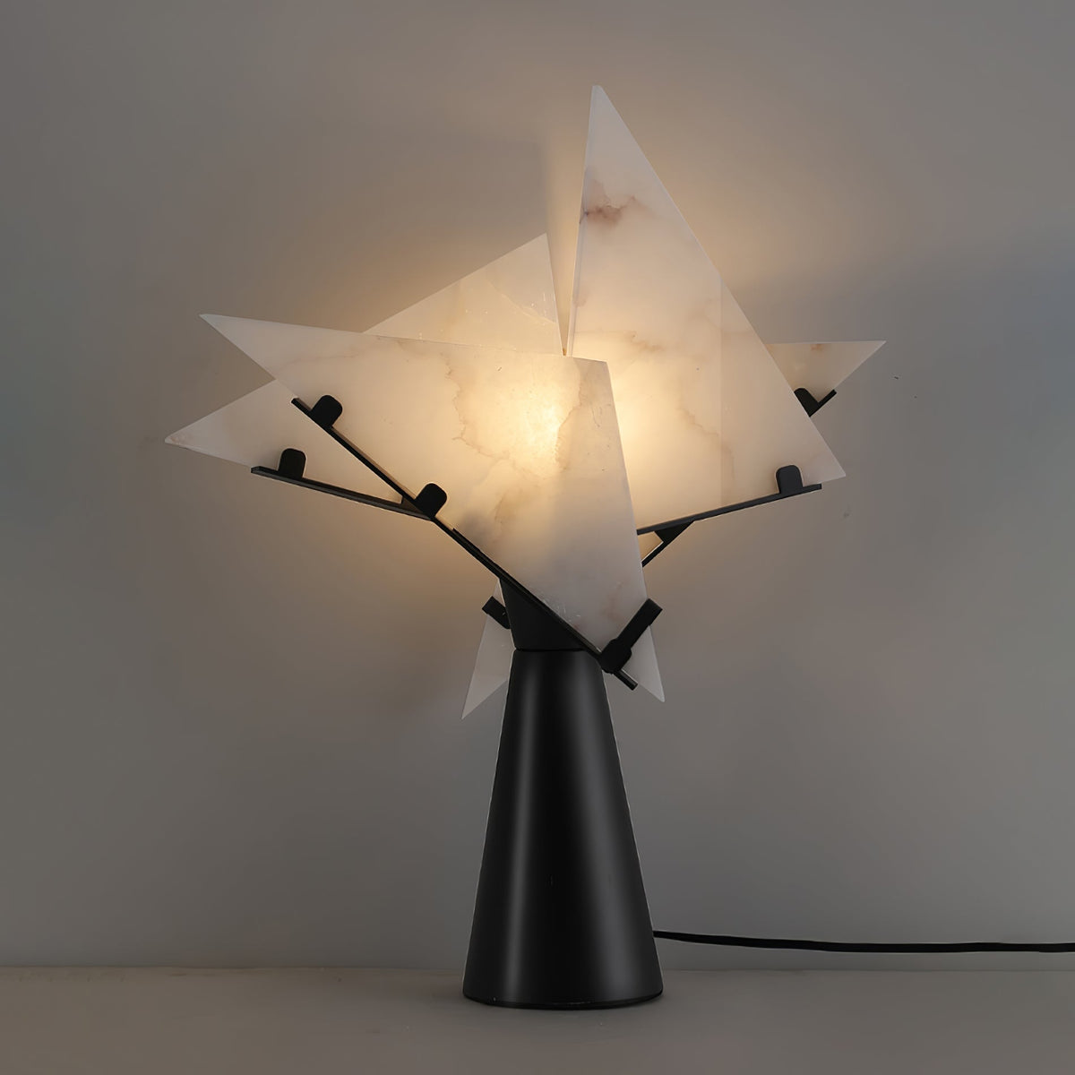 Aursilion lampada da tavolo in alabastro