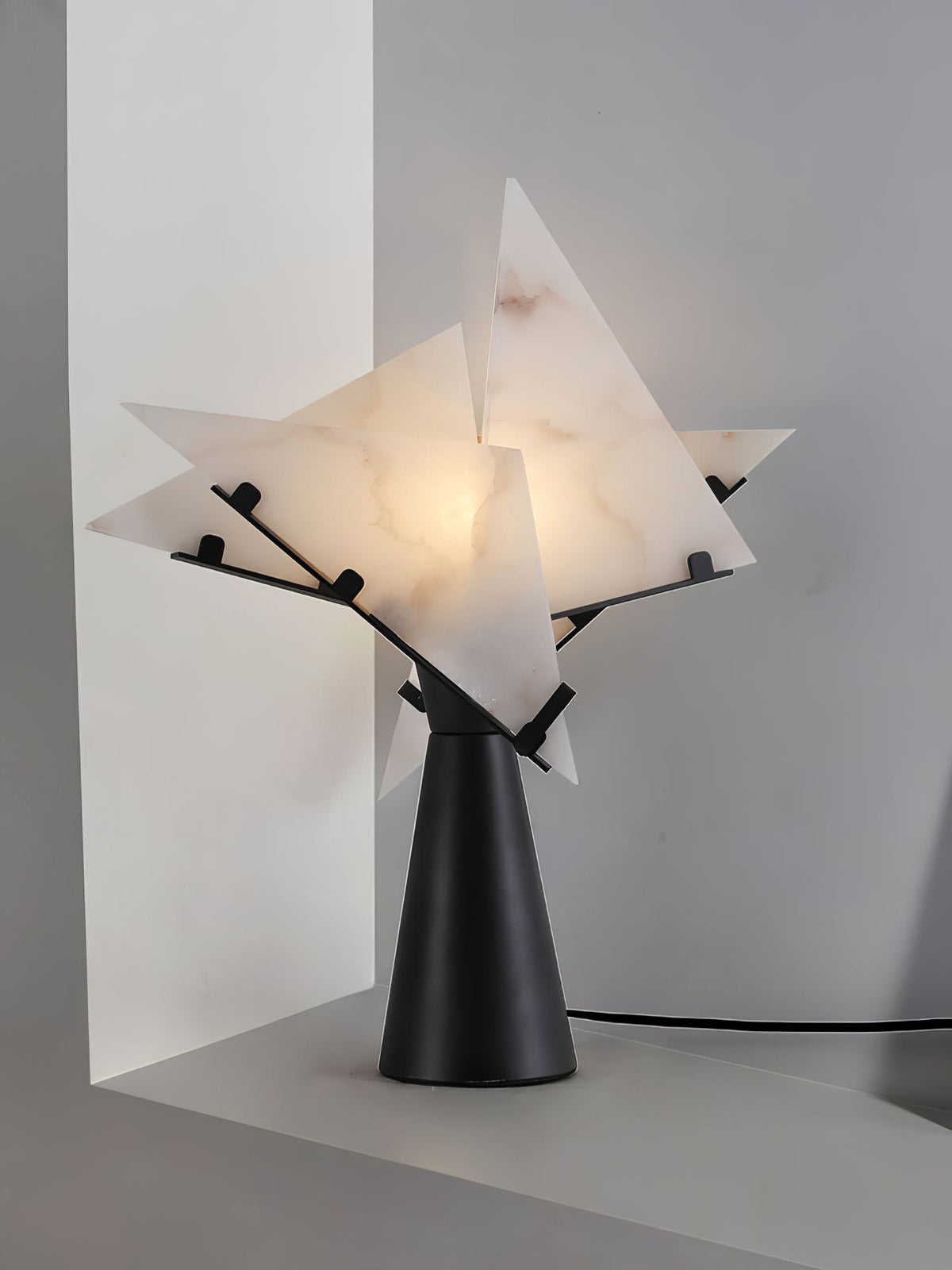 Aursilion lampada da tavolo in alabastro