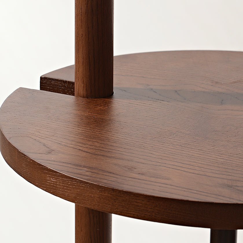Mirz lampada da terra minimalista in legno di Noce