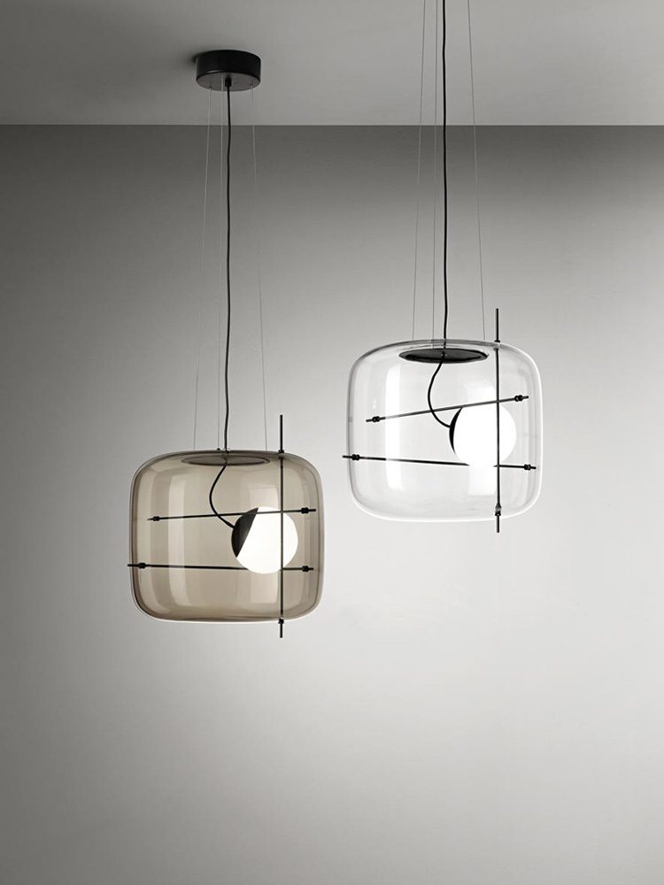 Ivex lampada a sospensione in vetro contemporanea