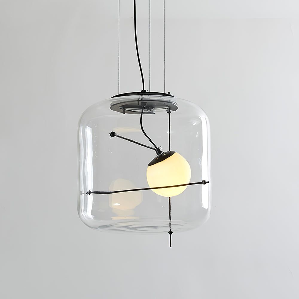 Ivex lampada a sospensione in vetro contemporanea