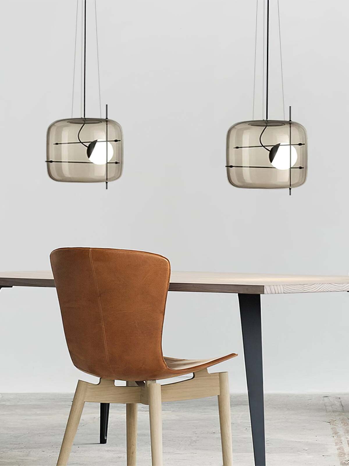 Ivex lampada a sospensione in vetro contemporanea