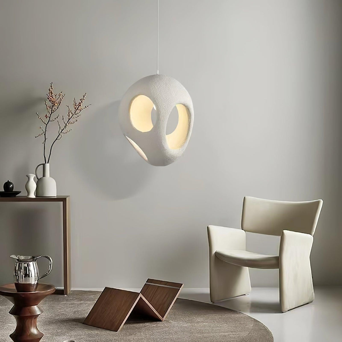 Avlaeara lampada a sospensione in resina Wabi-Sabi