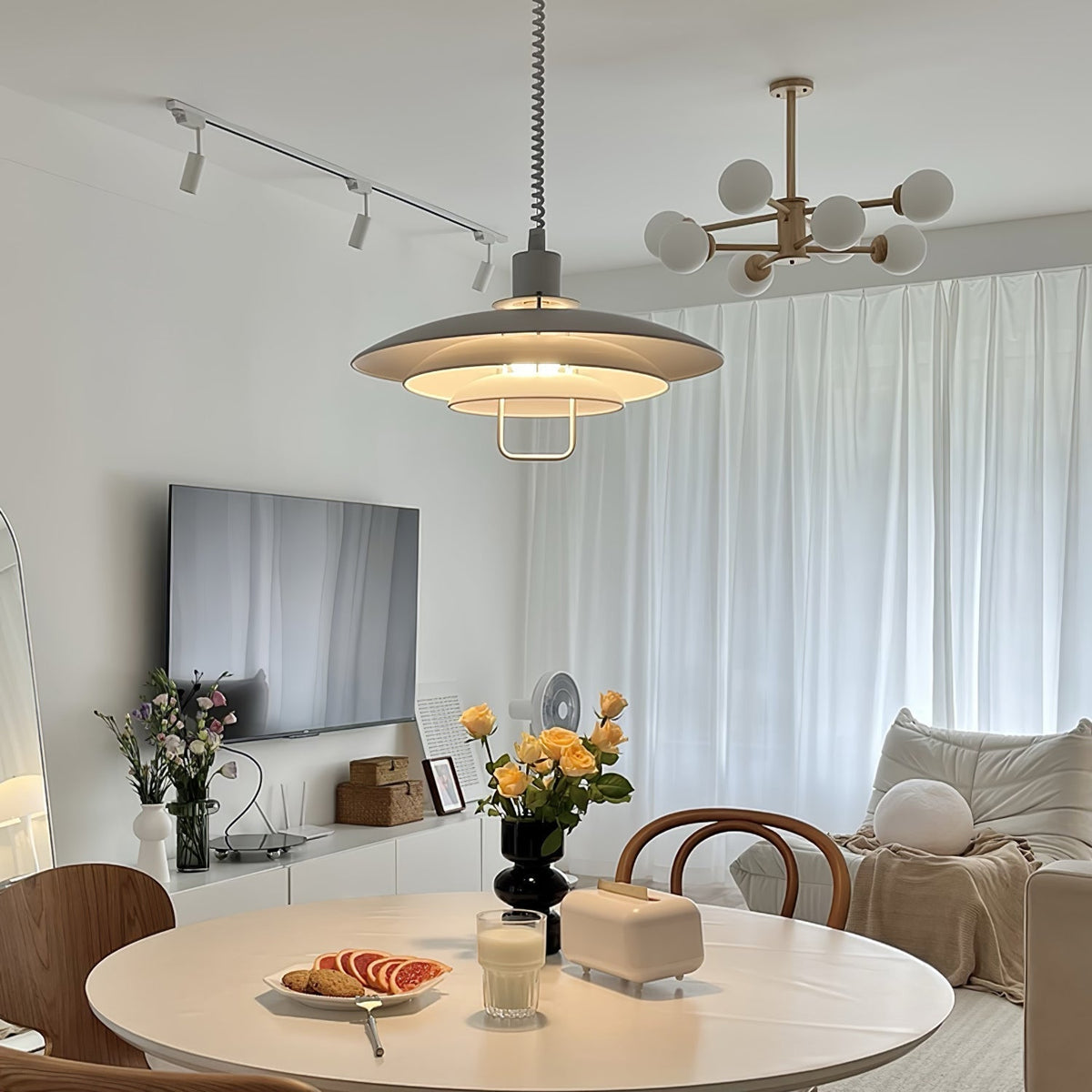 Divor lampada a sospensione in alluminio Glam