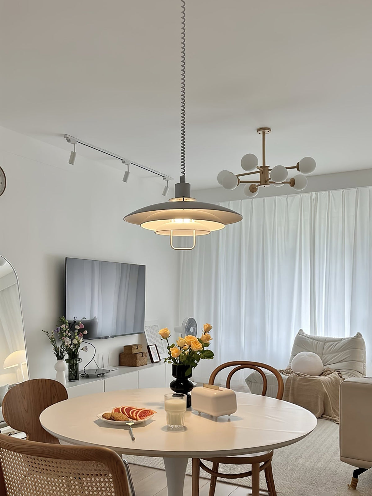 Divor lampada a sospensione in alluminio Glam