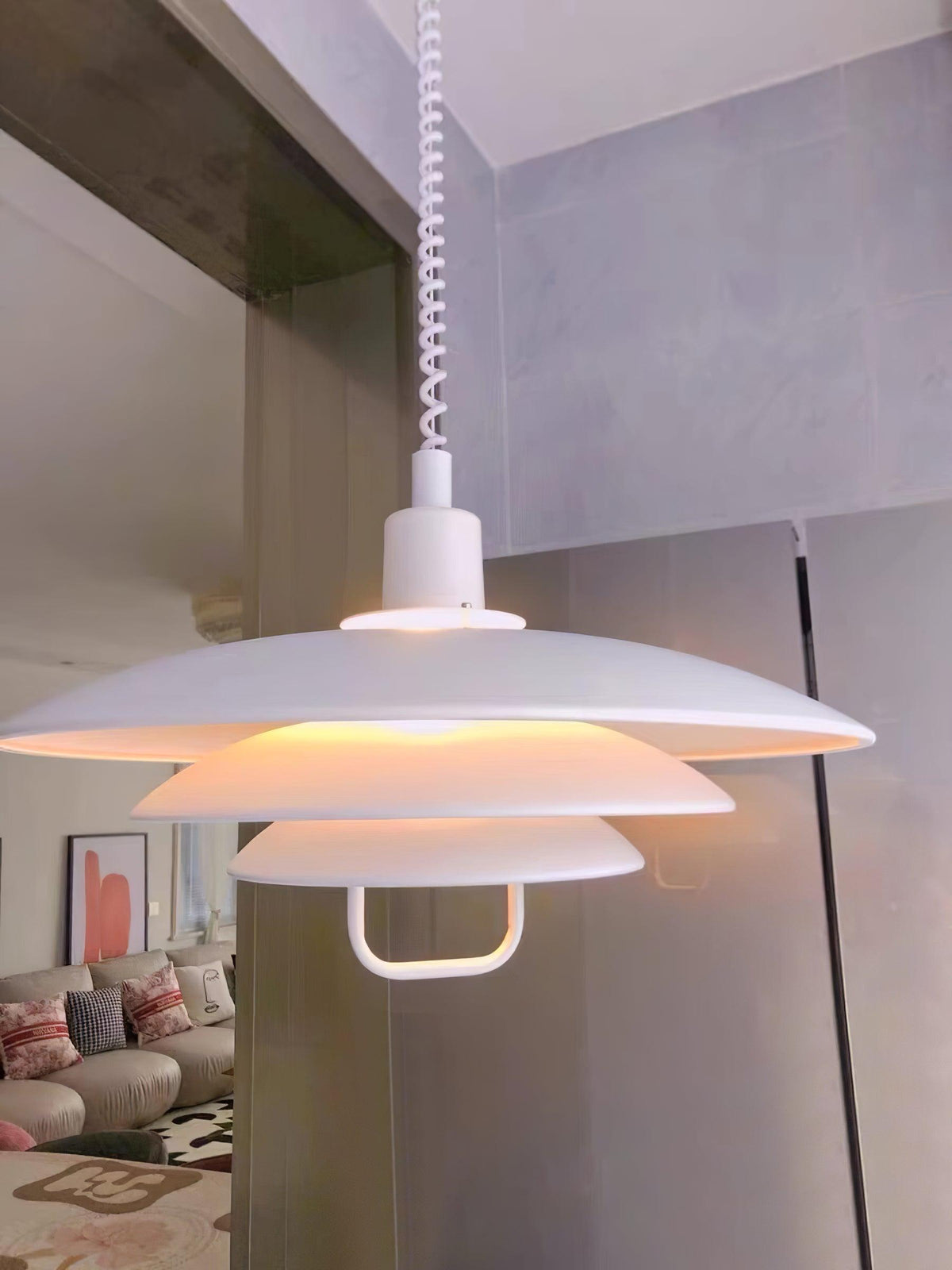 Divor lampada a sospensione in alluminio Glam