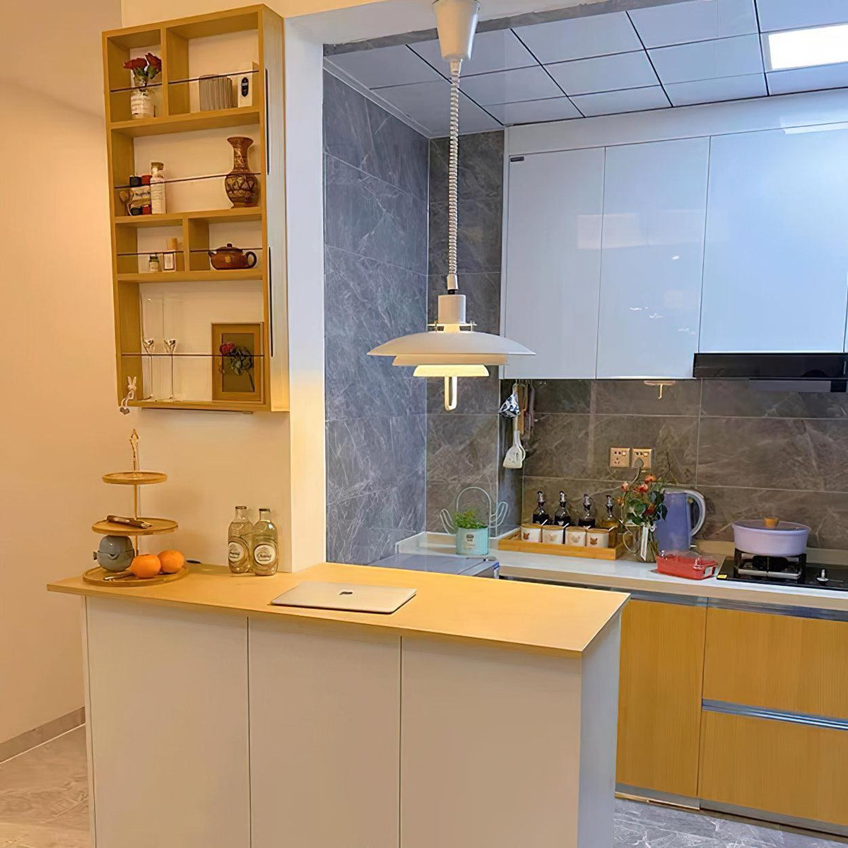 Divor lampada a sospensione in alluminio Glam
