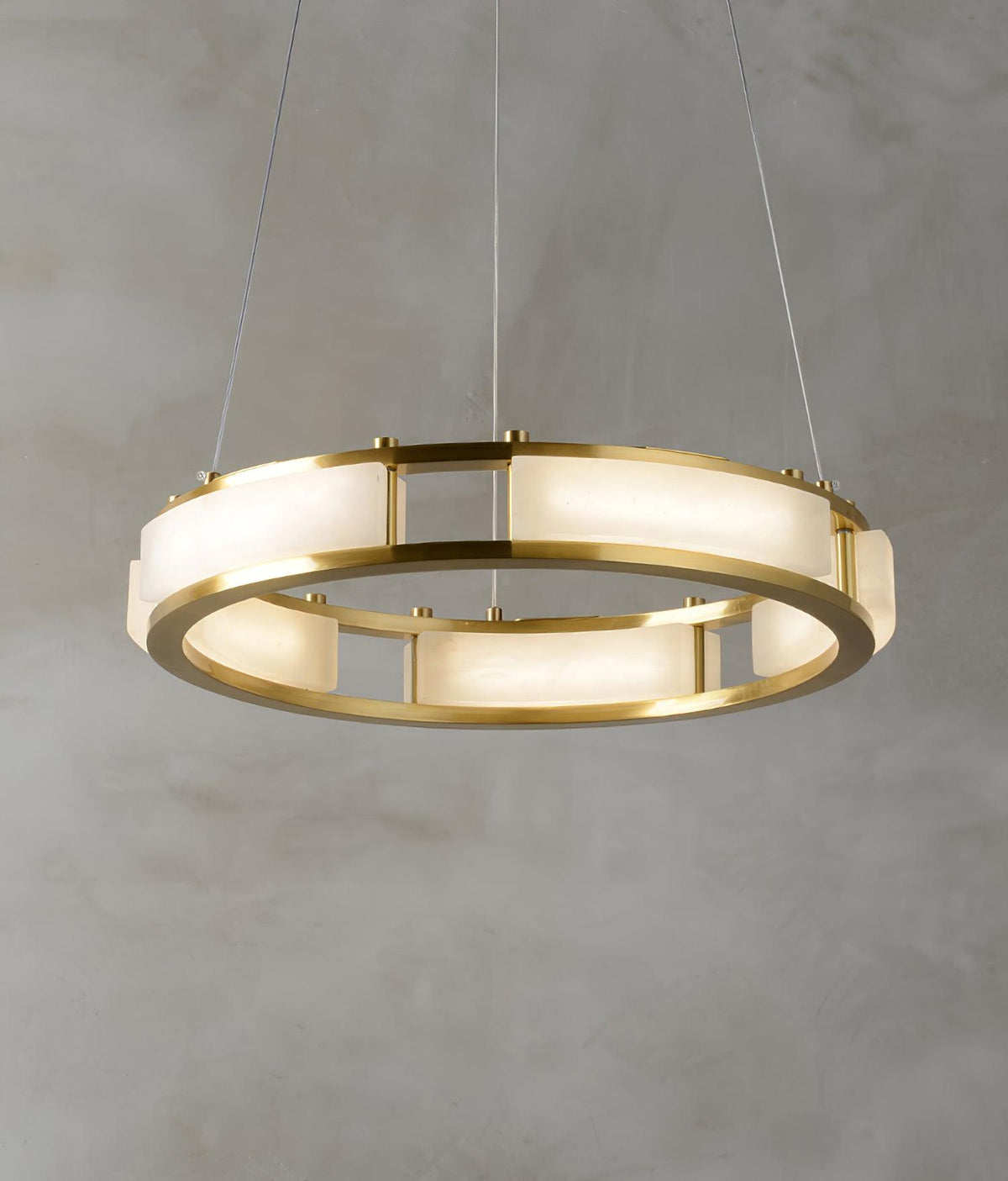 Dythan lampada a sospensione minimalista ad Anello in alabastro