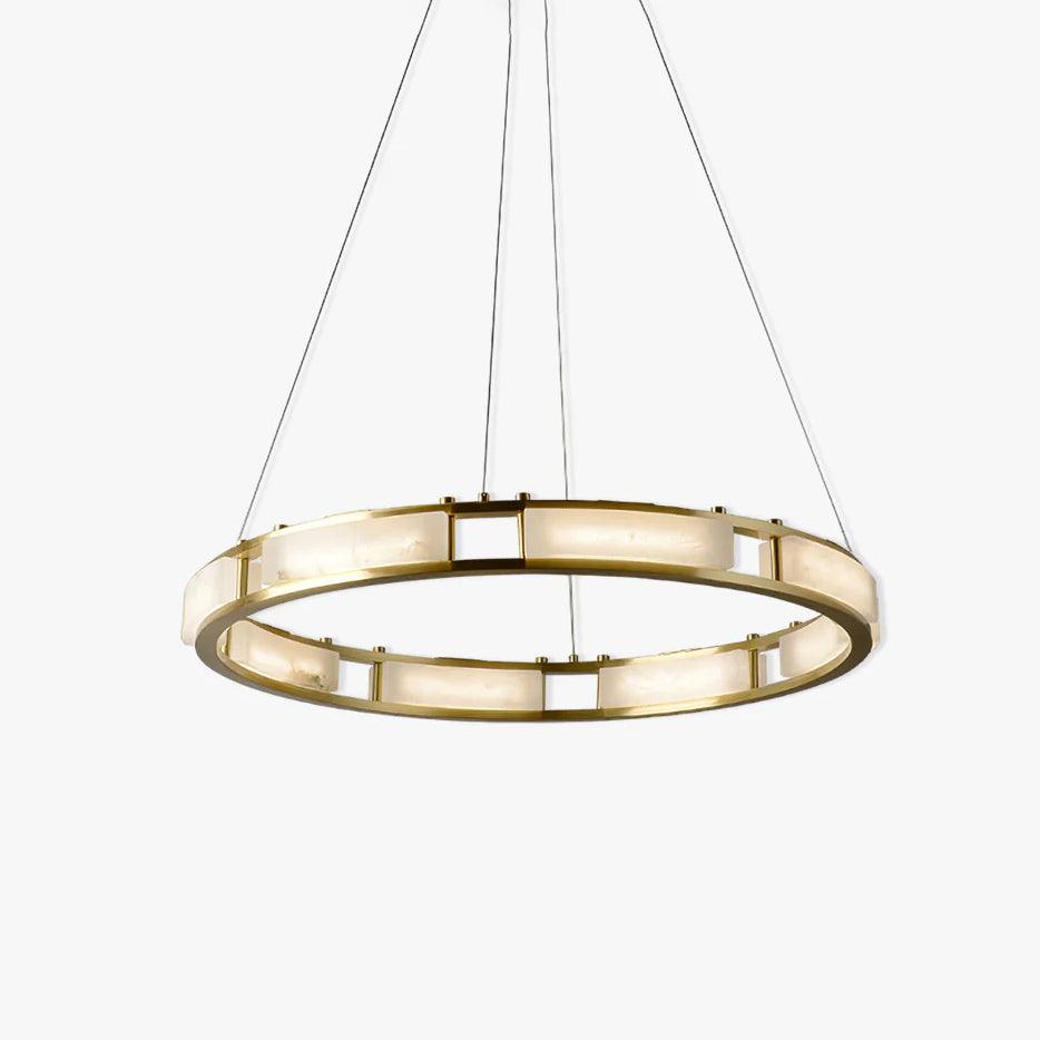 Dythan lampada a sospensione minimalista ad Anello in alabastro