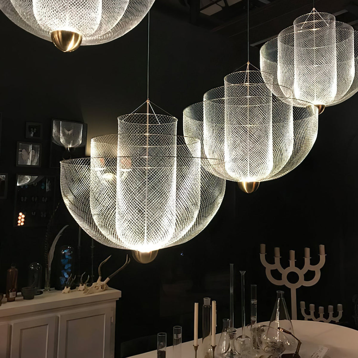 Terielissa lampadario Meshmatics Radiant Wirework