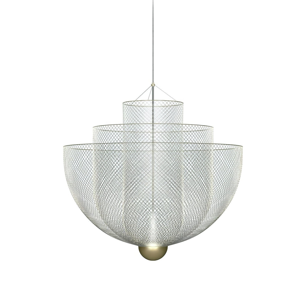 Terielissa lampadario Meshmatics Radiant Wirework
