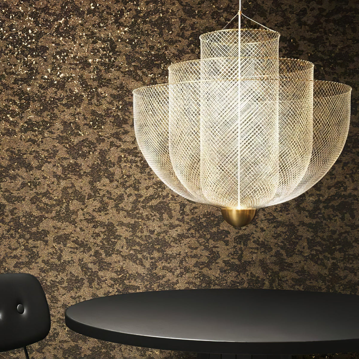 Terielissa lampadario Meshmatics Radiant Wirework