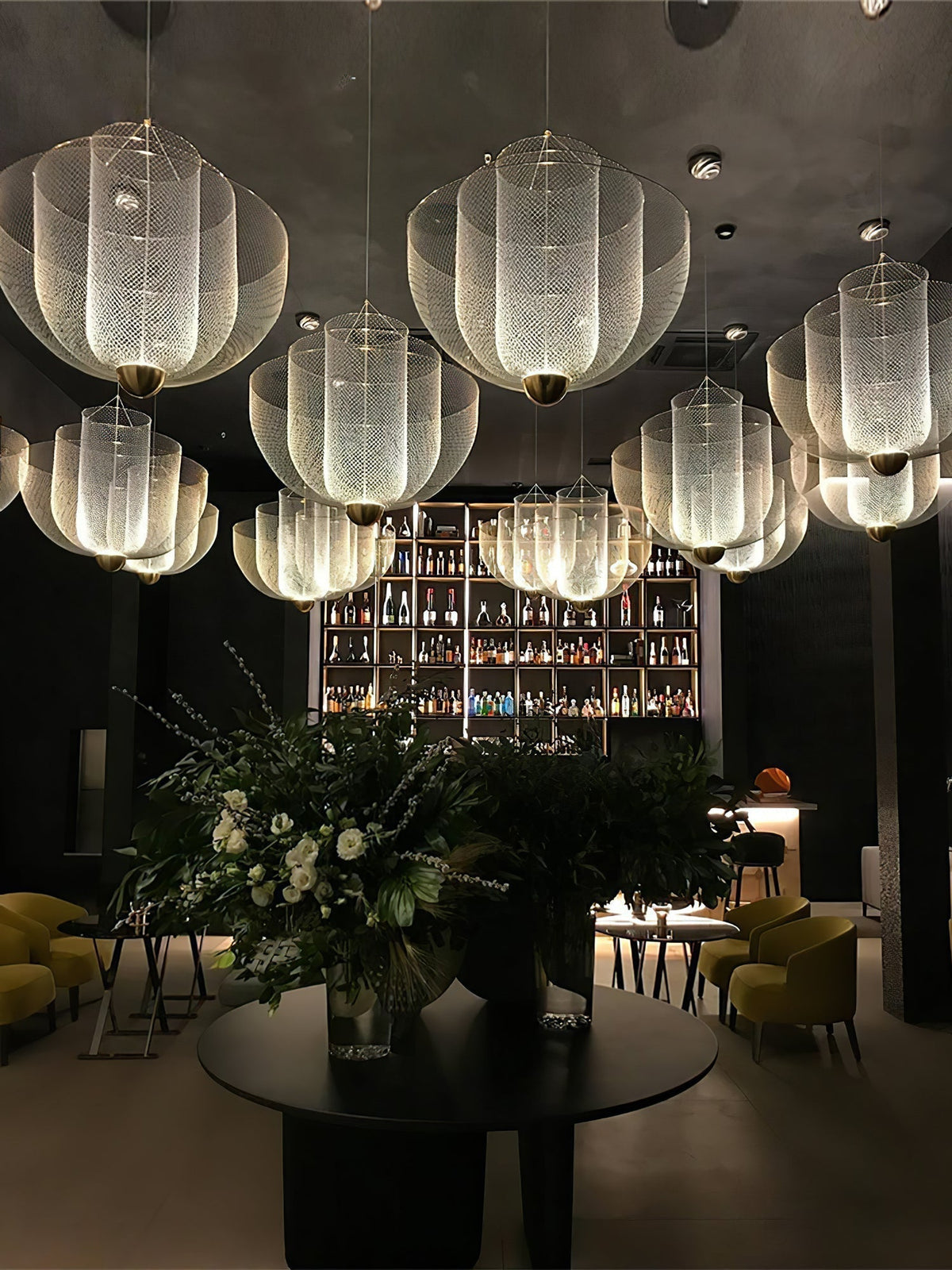 Terielissa lampadario Meshmatics Radiant Wirework