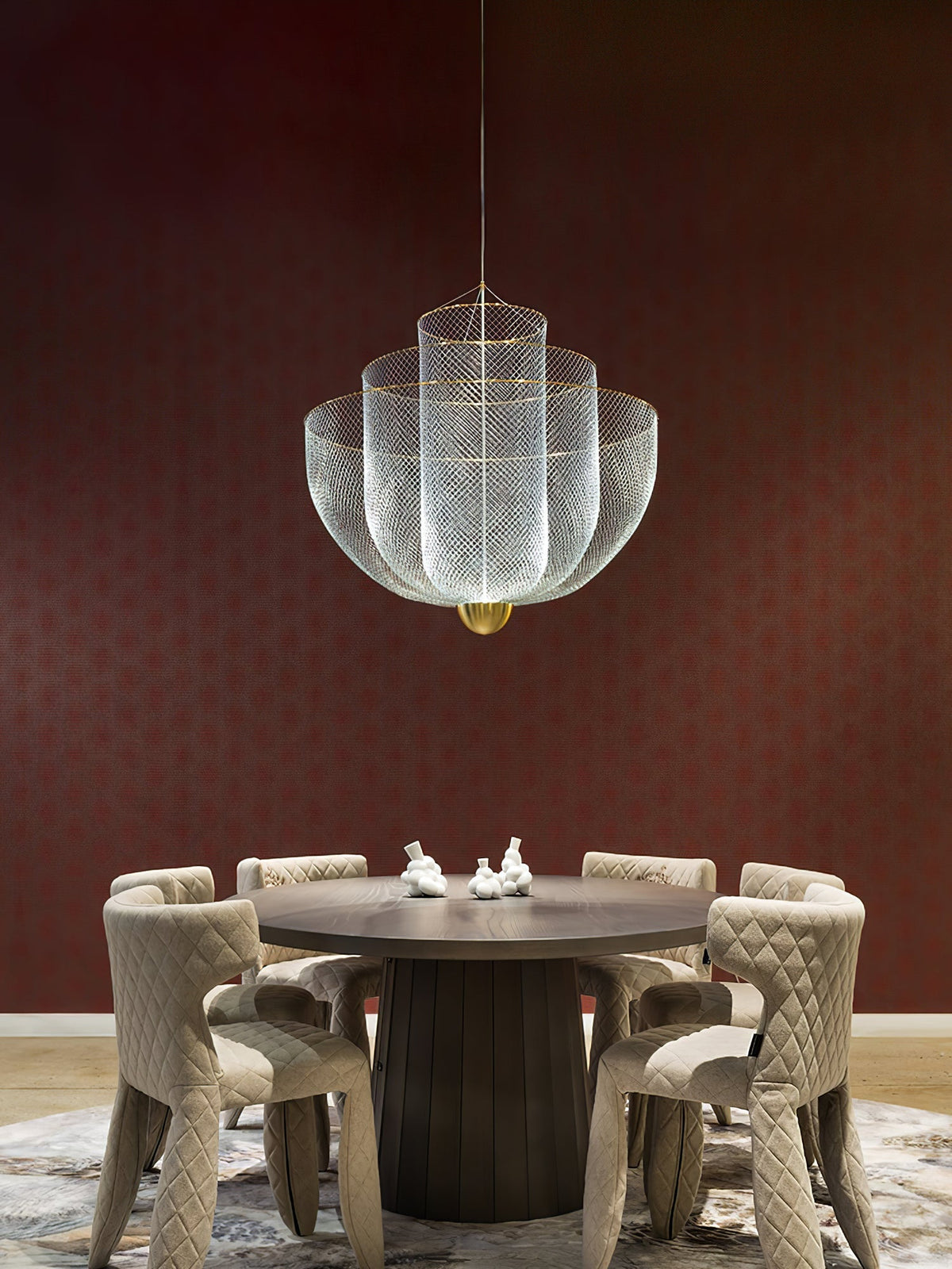 Terielissa lampadario Meshmatics Radiant Wirework