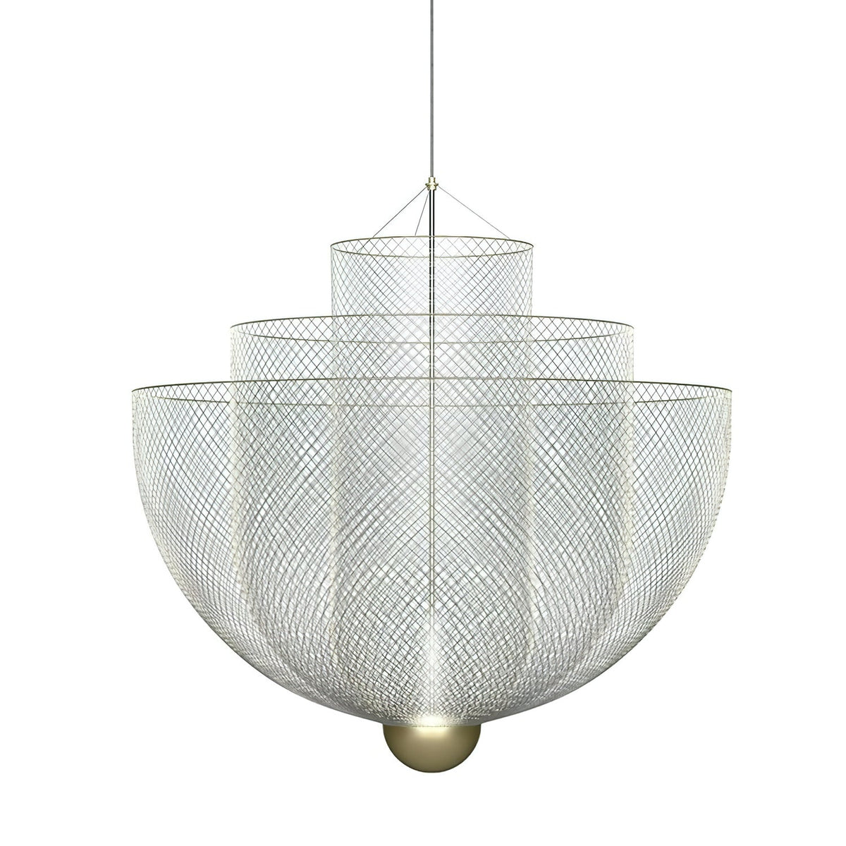 Terielissa lampadario Meshmatics Radiant Wirework