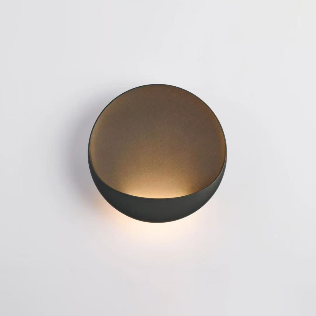 Flindt lampada da parete tonda in alluminio