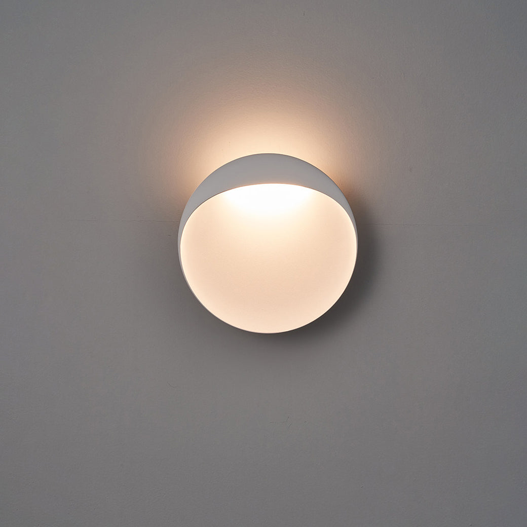 Flindt lampada da parete tonda in alluminio
