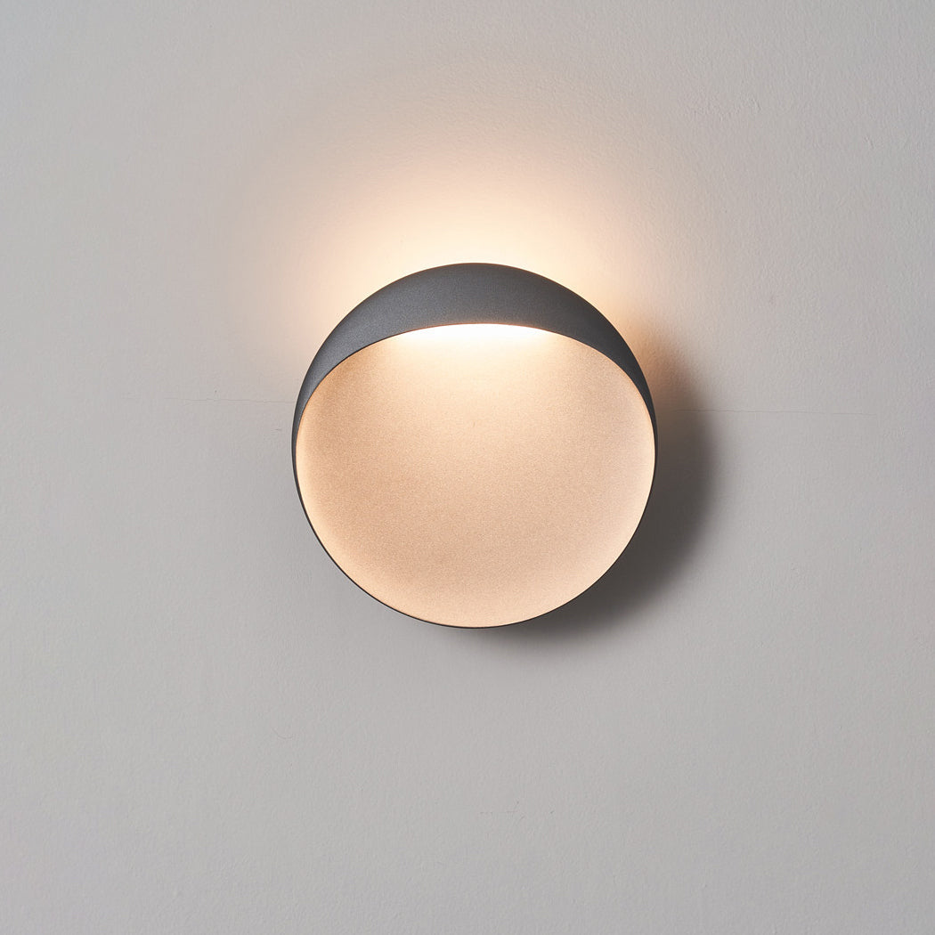 Flindt lampada da parete tonda in alluminio